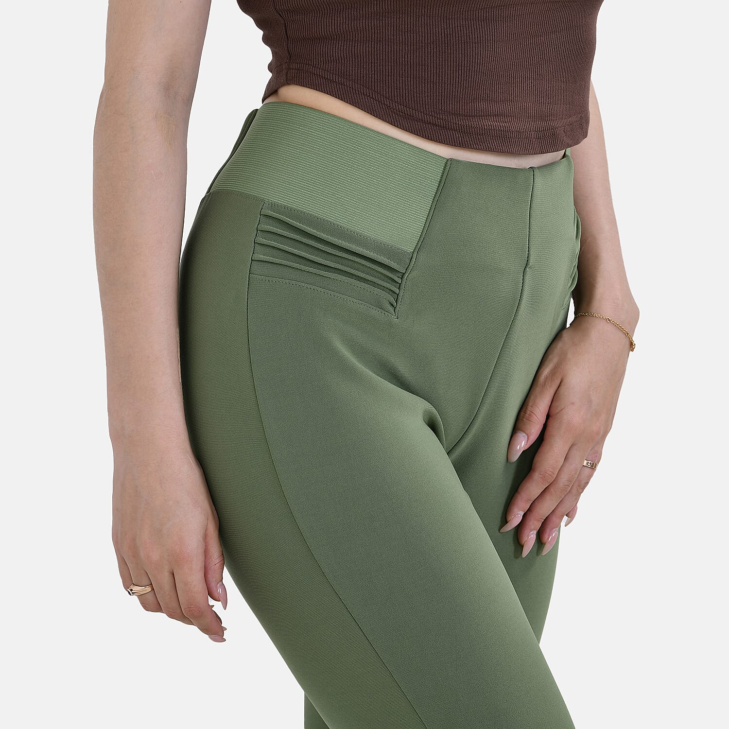 La Marey Solid Jean and Pant-Trouser