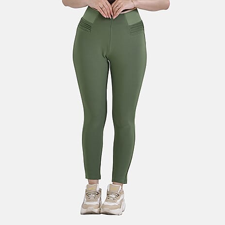 La Marey Womens Ponte Trousers (Size XL) - Green