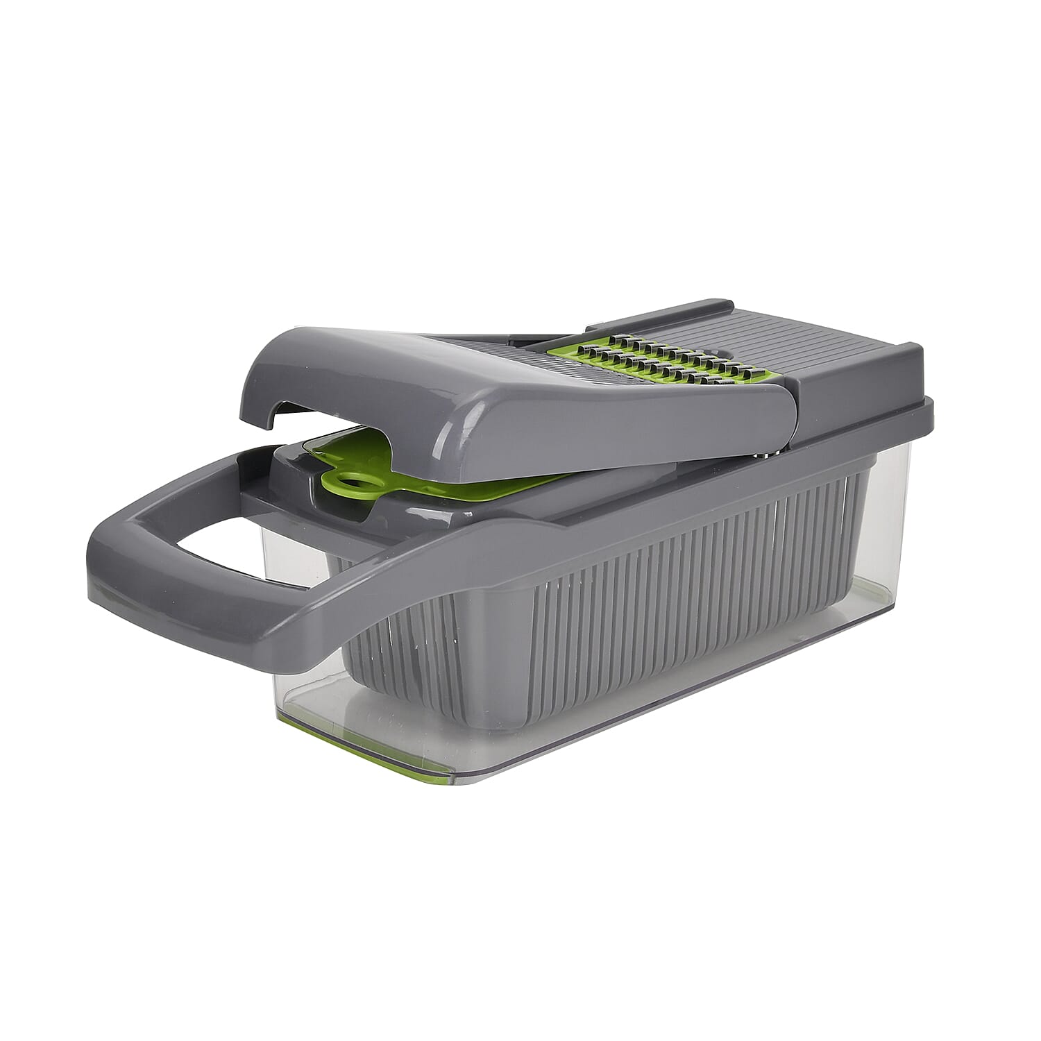 Multifunctional 15 in 1 Vegetable Chopper - Grey & Green