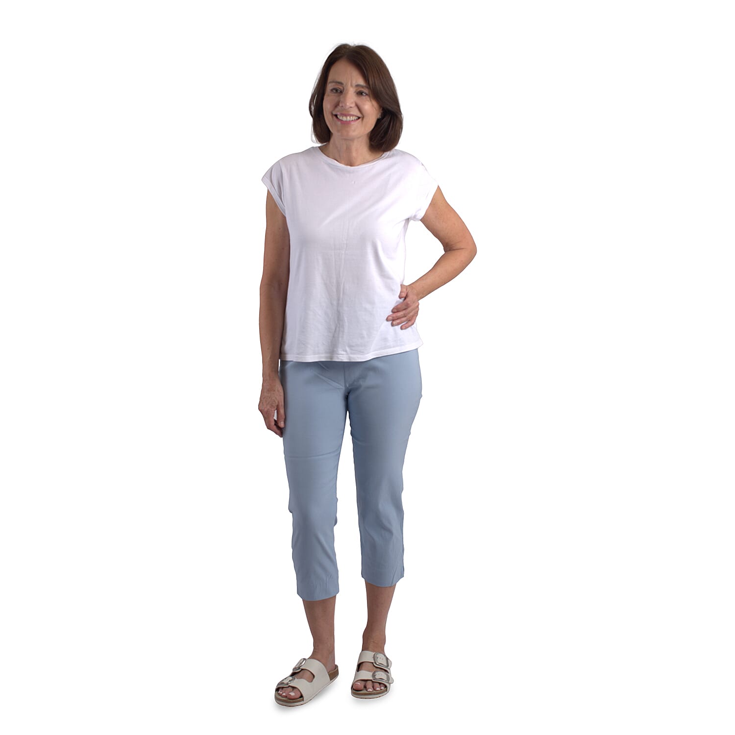 Pure and Natural Viscose Trousers - Black