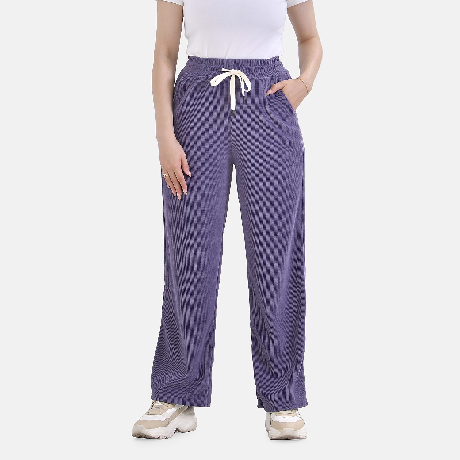 Tamsy Corduroy Trouser - Purple