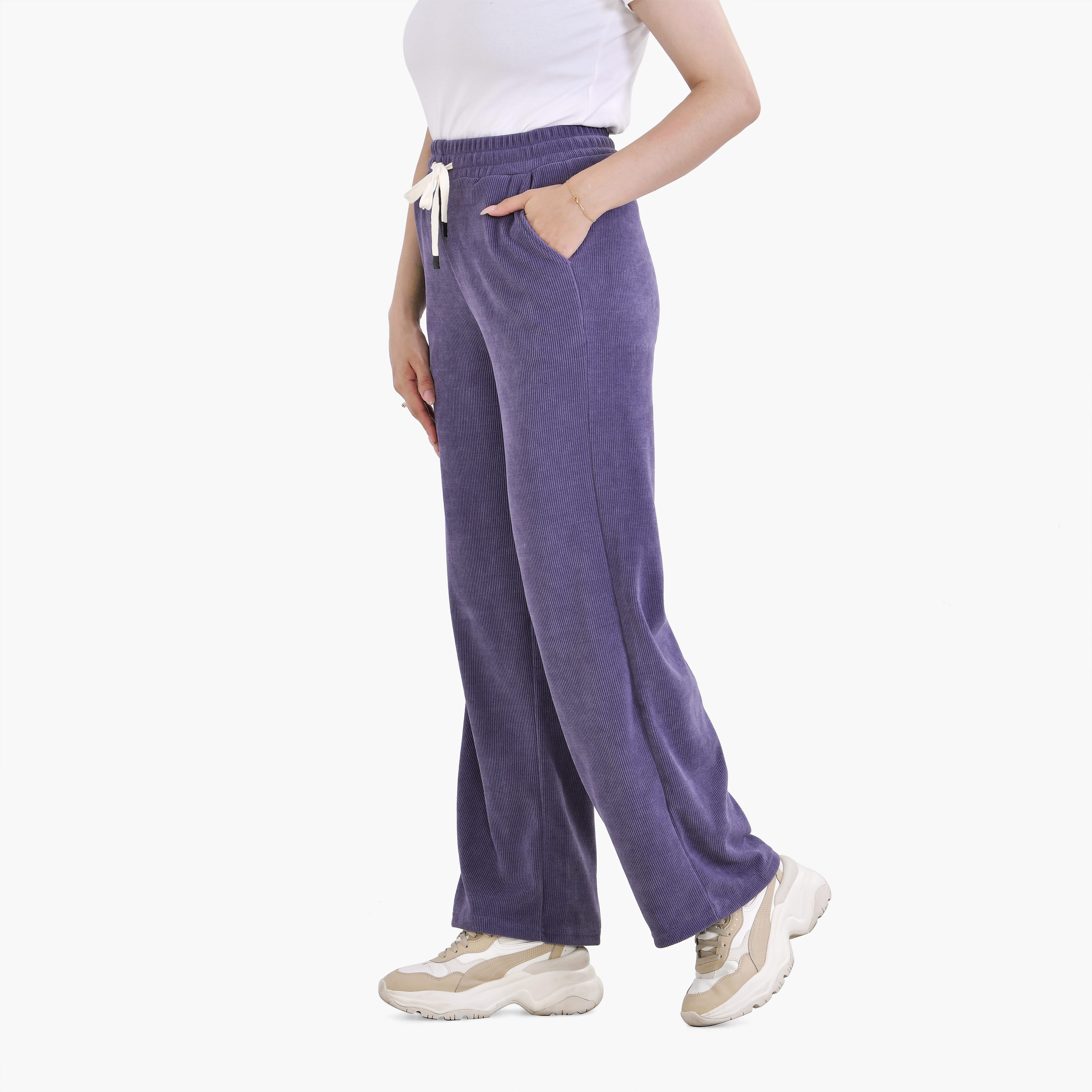 Tamsy Corduroy Trouser - Purple