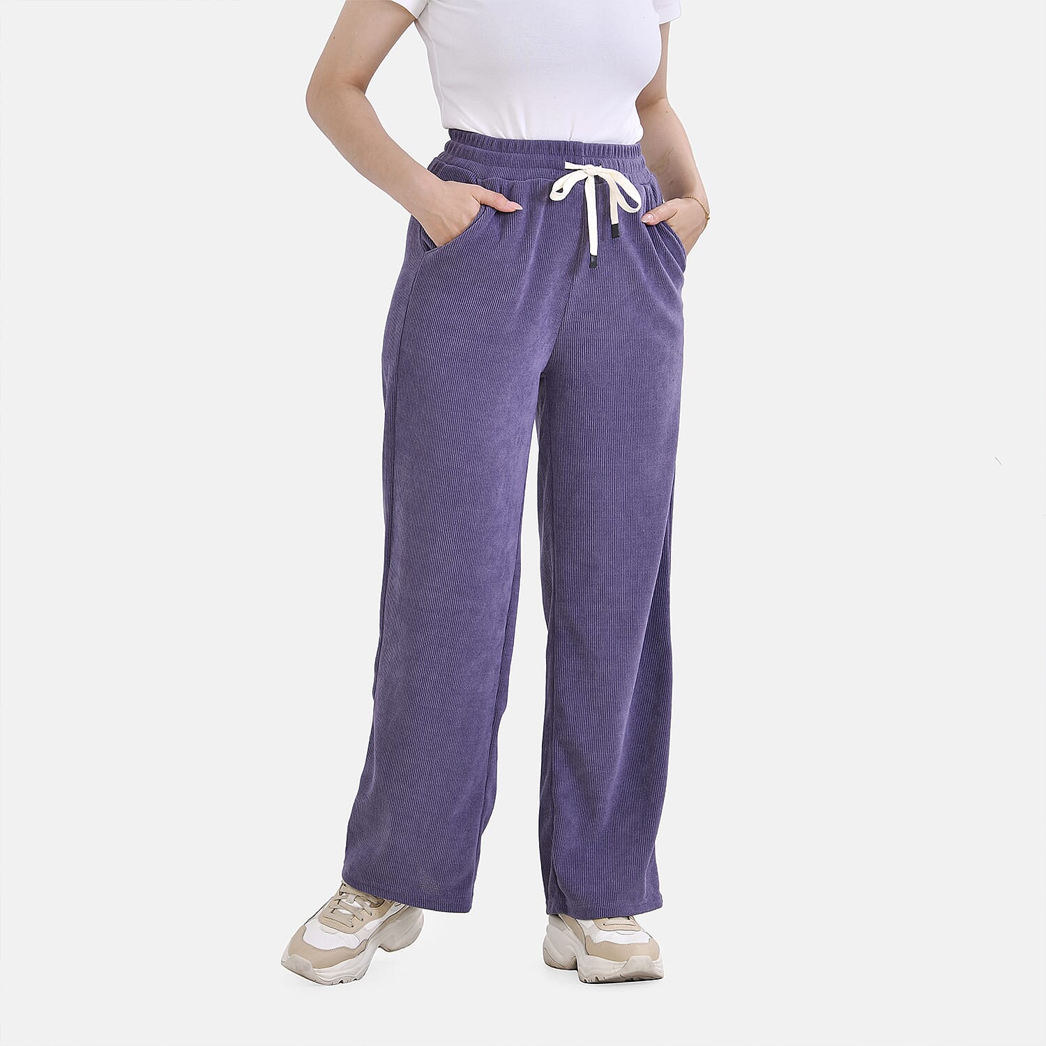 Tamsy Corduroy Trouser - Purple