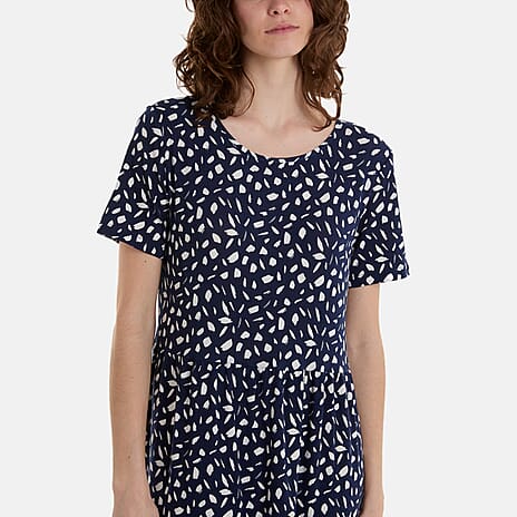 Paramour Polyester Woven Midi  - Navy
