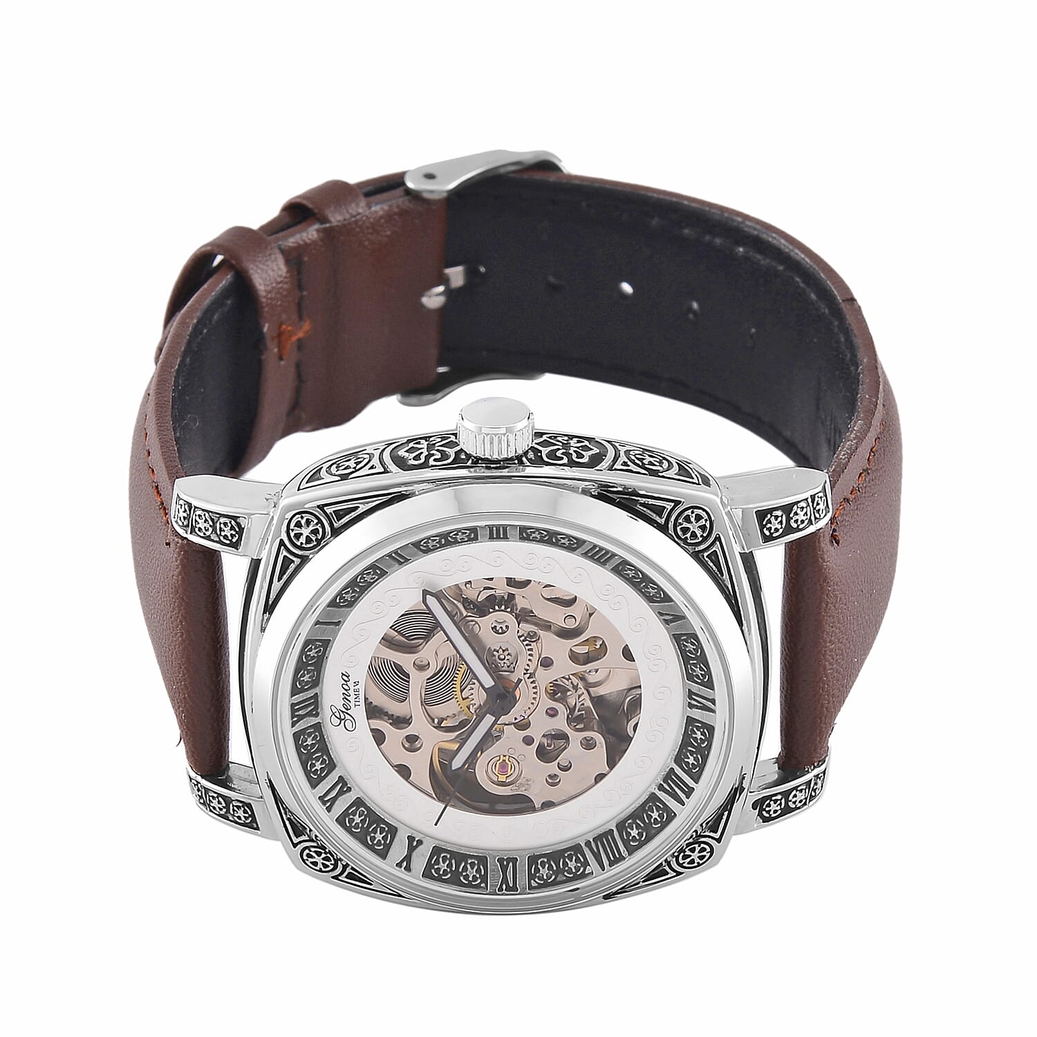 Designer Inspired - GENOA Automatic Mechanical Movement Watch with SKELETON Design - Limited Stock