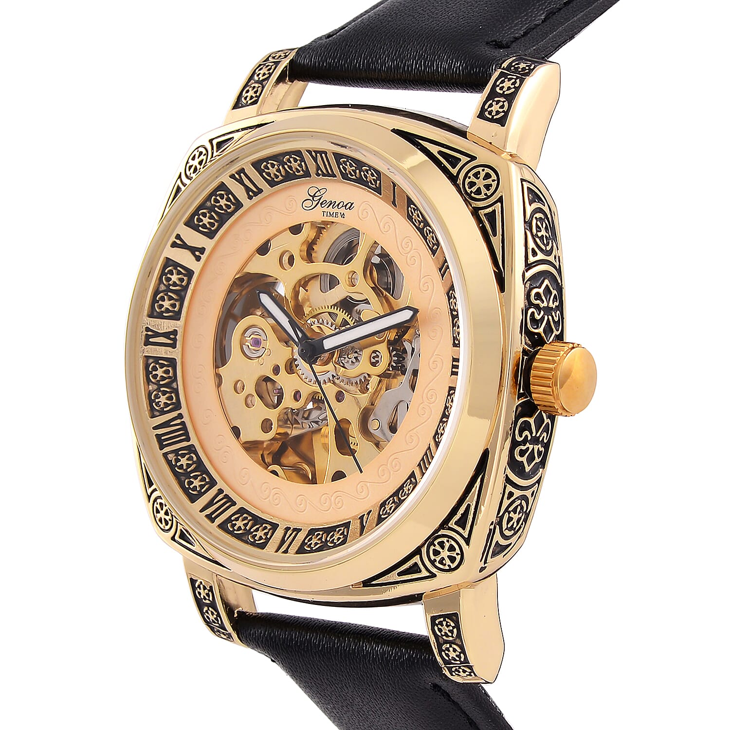 Designer Inspired - GENOA Automatic Mechanical Movement Watch with SKELETON Design - Limited Stock