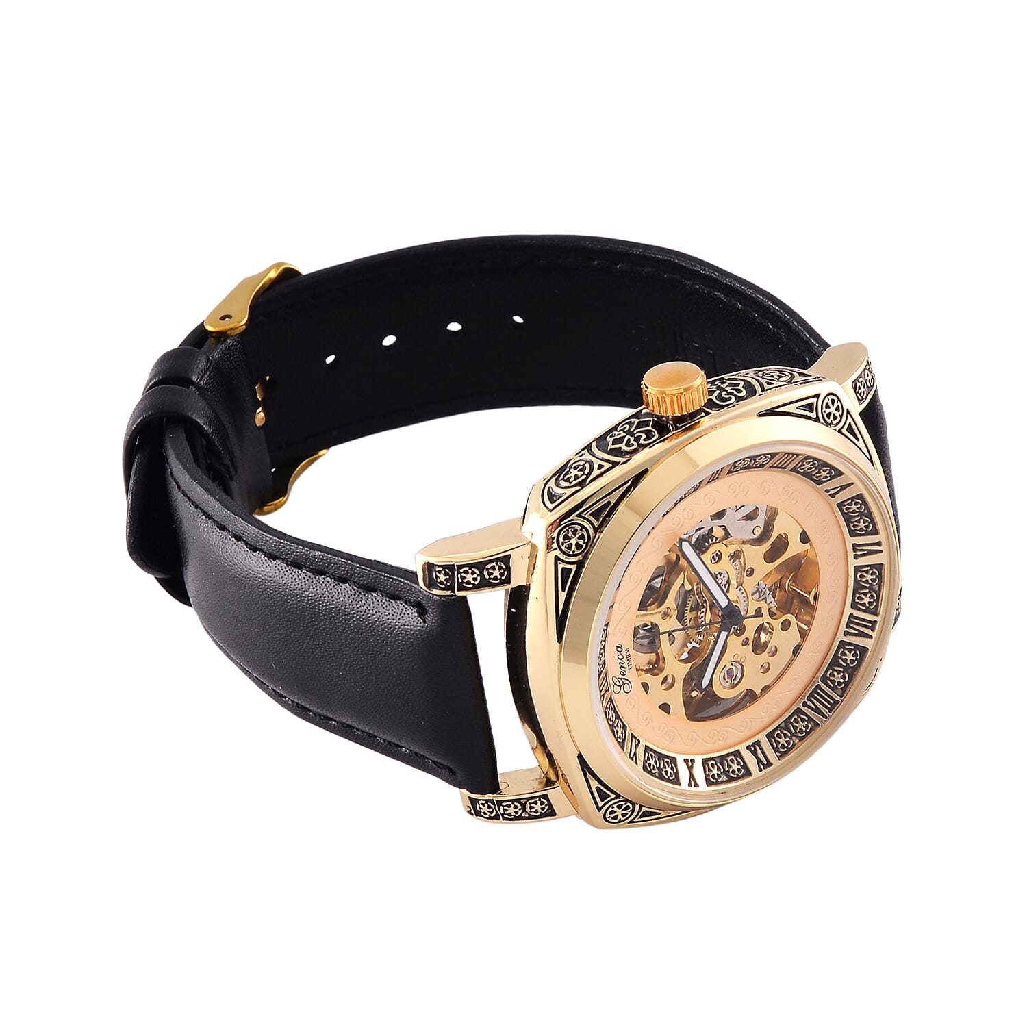 Designer Inspired - GENOA Automatic Mechanical Movement Watch with SKELETON Design - Limited Stock