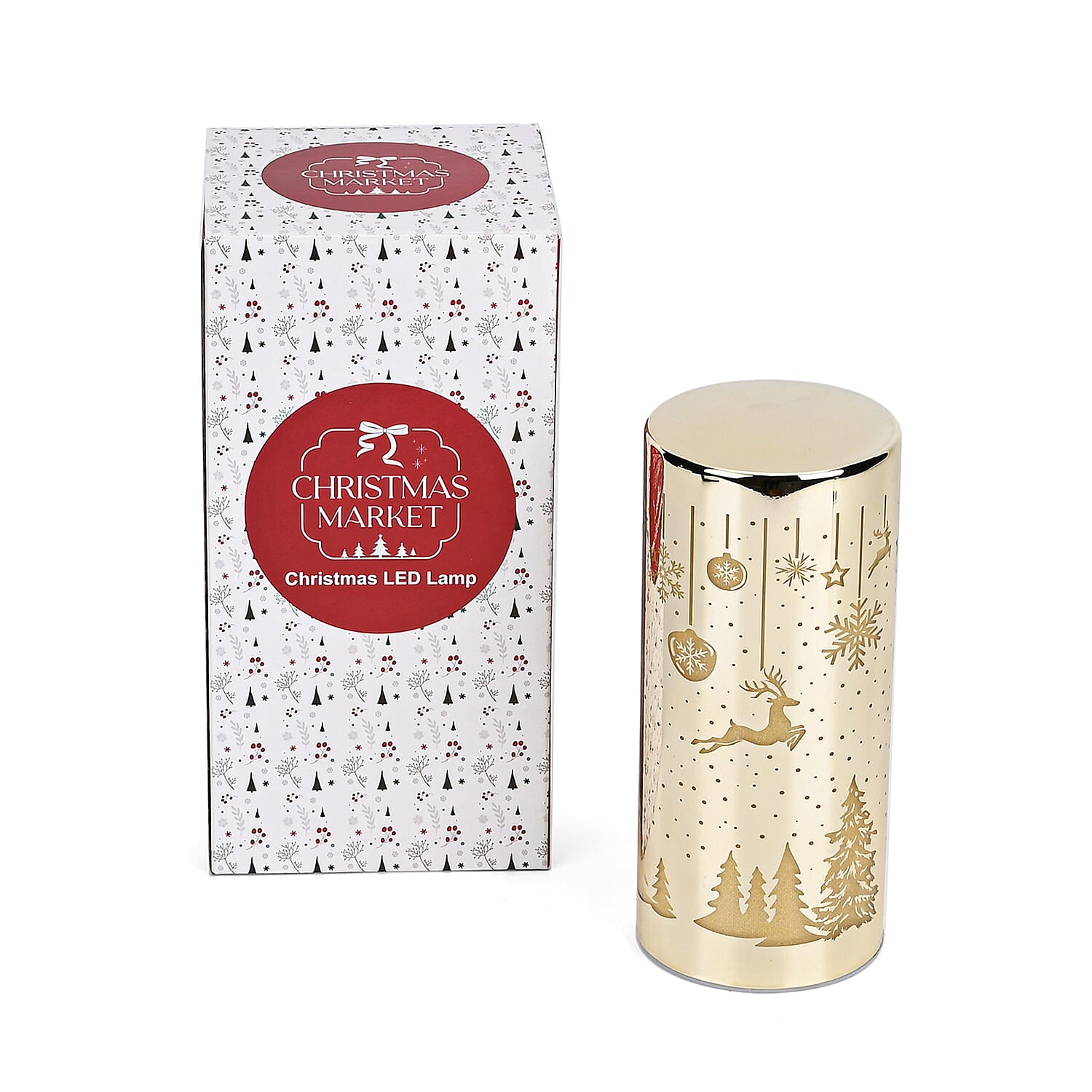 Flameless Glass LED Table Lamp