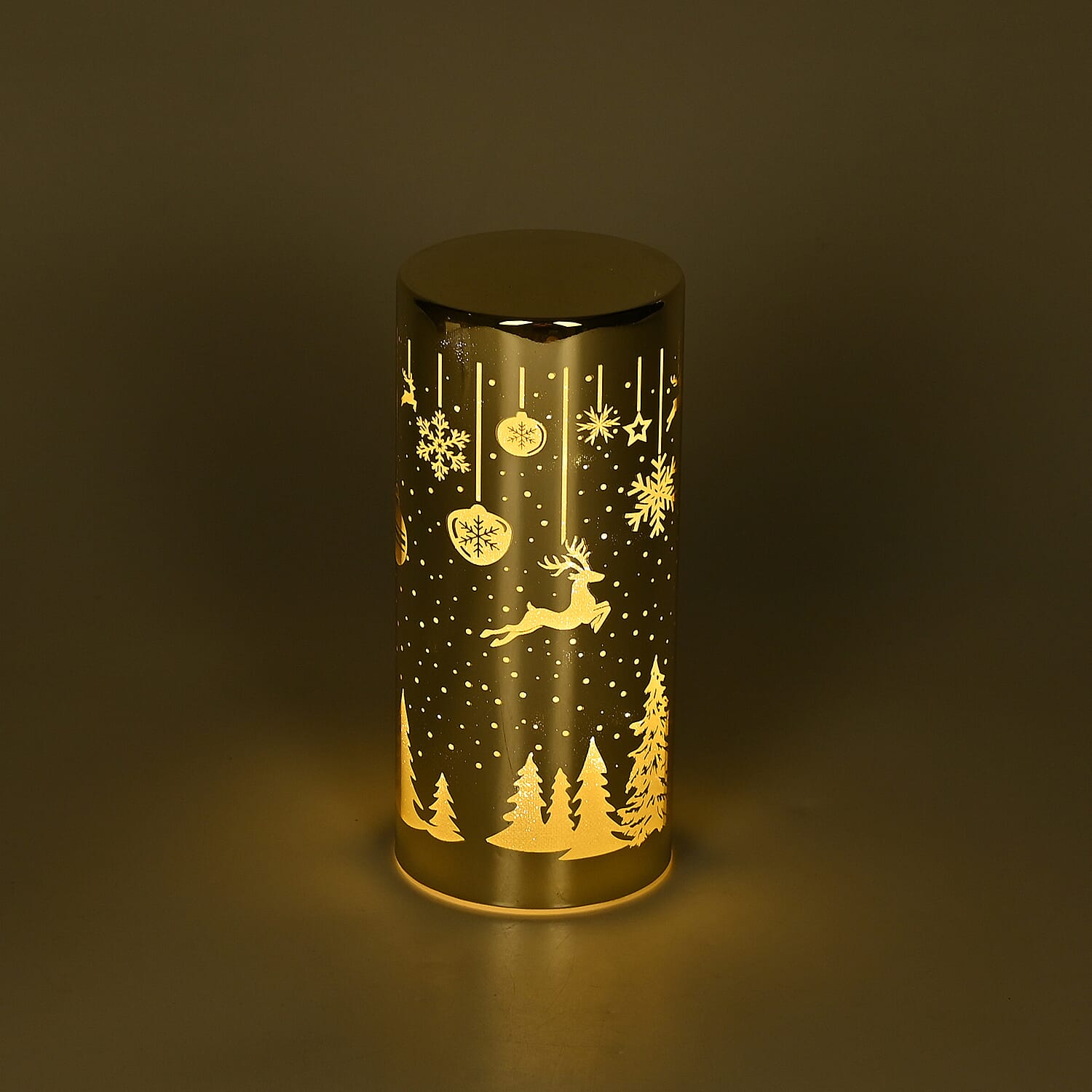 Flameless Glass LED Table Lamp