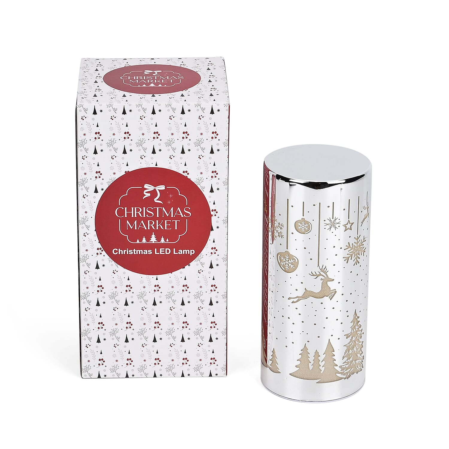 Christmas Lamp - Silver