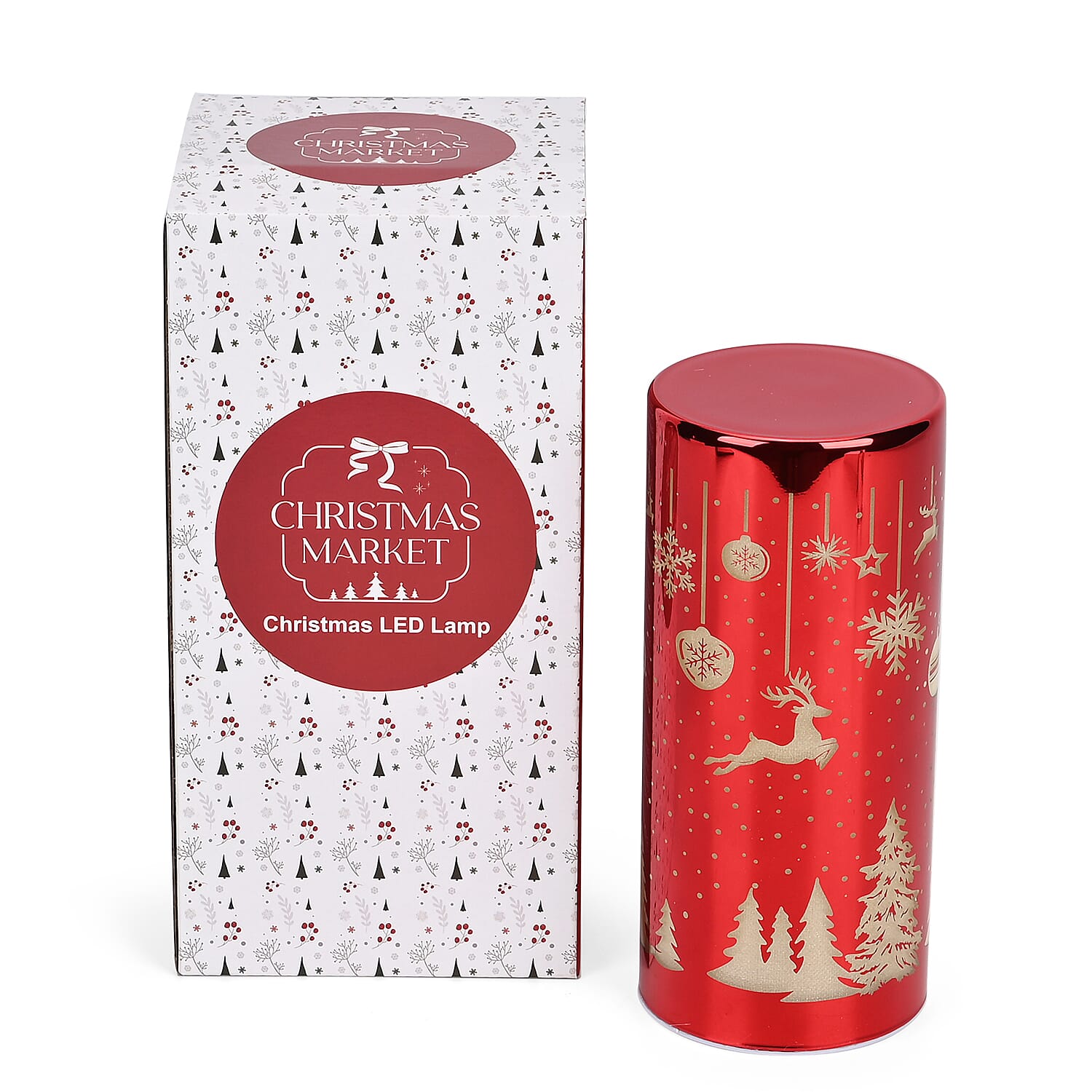 Christmas Lamp - Red