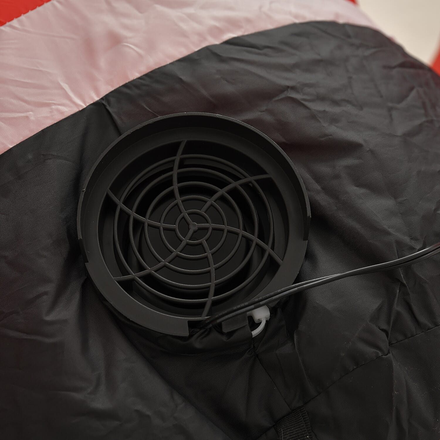 Christmas Inflatable Outdoor Decoration with LED Light featuring Santa Claus with Snowman