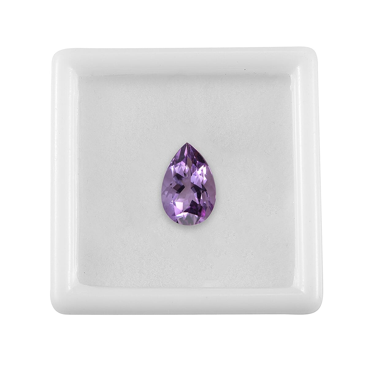 Bolivian Amethyst Pear 12x8 mm