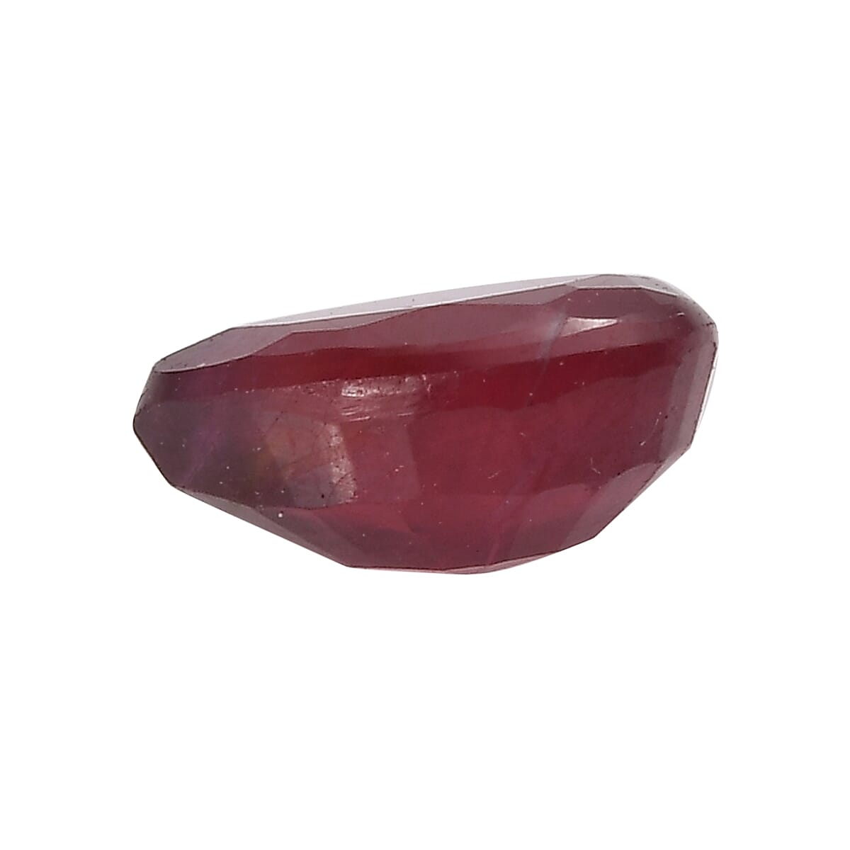 Fissure Filled Ruby Pear 7x5 mm