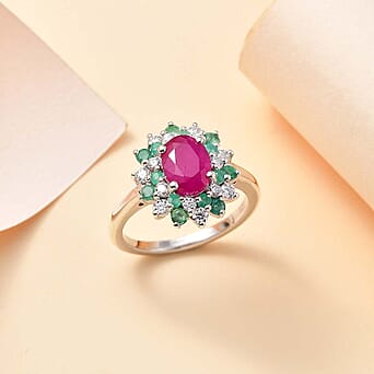 https://tjcuk.sirv.com/Products/78/2/7827479/John-Saul-Ruby-Emerald-Moissanite-Solitaire-Ring-in-rhodium-Sterling-S_7827479_1.jpg?w=342&h=342