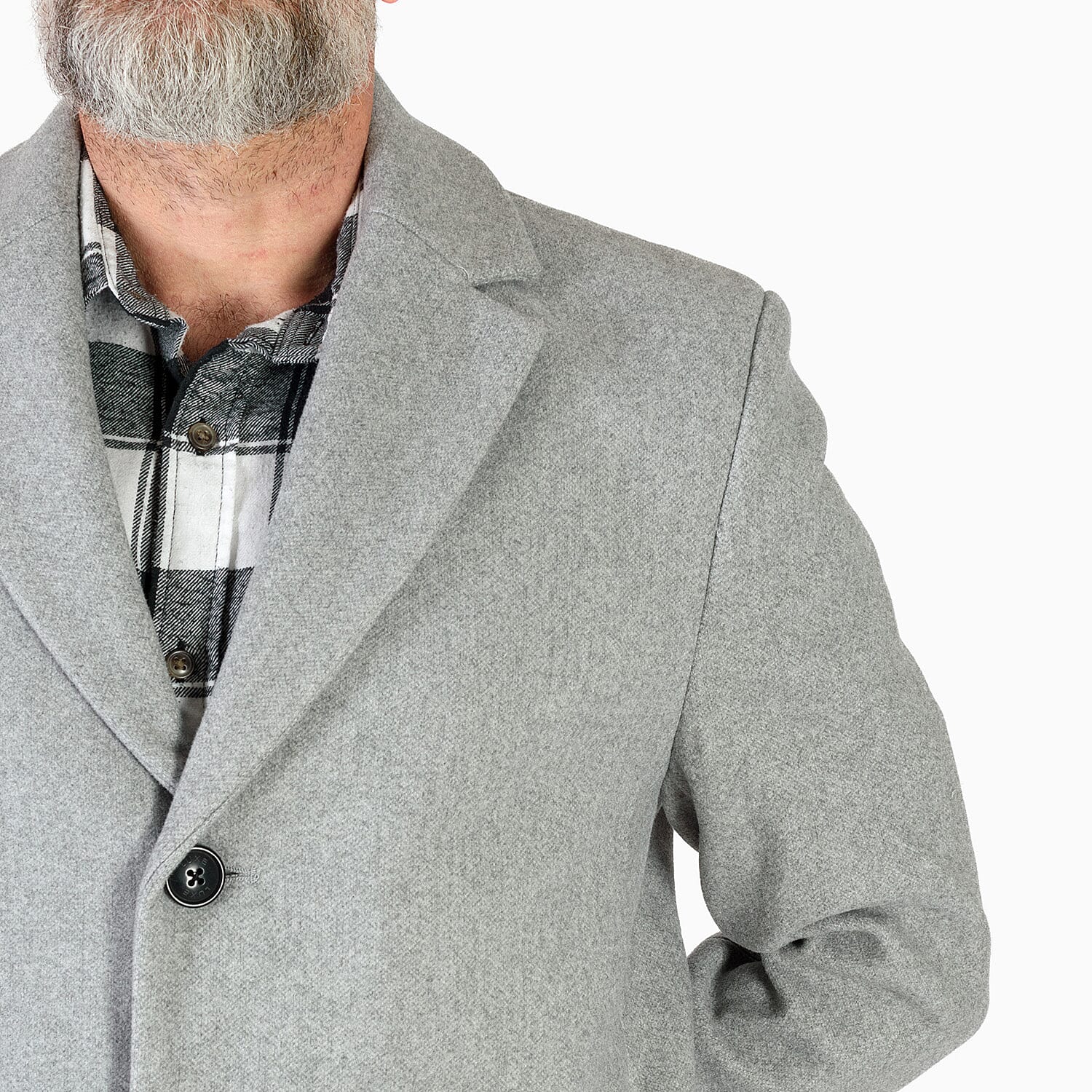 Threadbare Mens Crombie Coat Threadbare Mens Crombie Coat