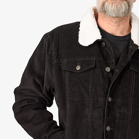 Thtreadbare Borg lined Jacket -Black -L