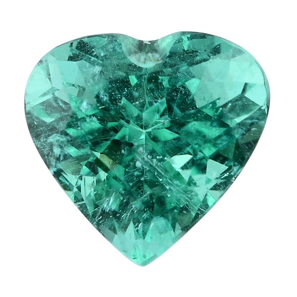 Certified and Appraised AAAA Paraiba Tourmaline Loose Gemstone (Hrt Shape) 2.30 ct.