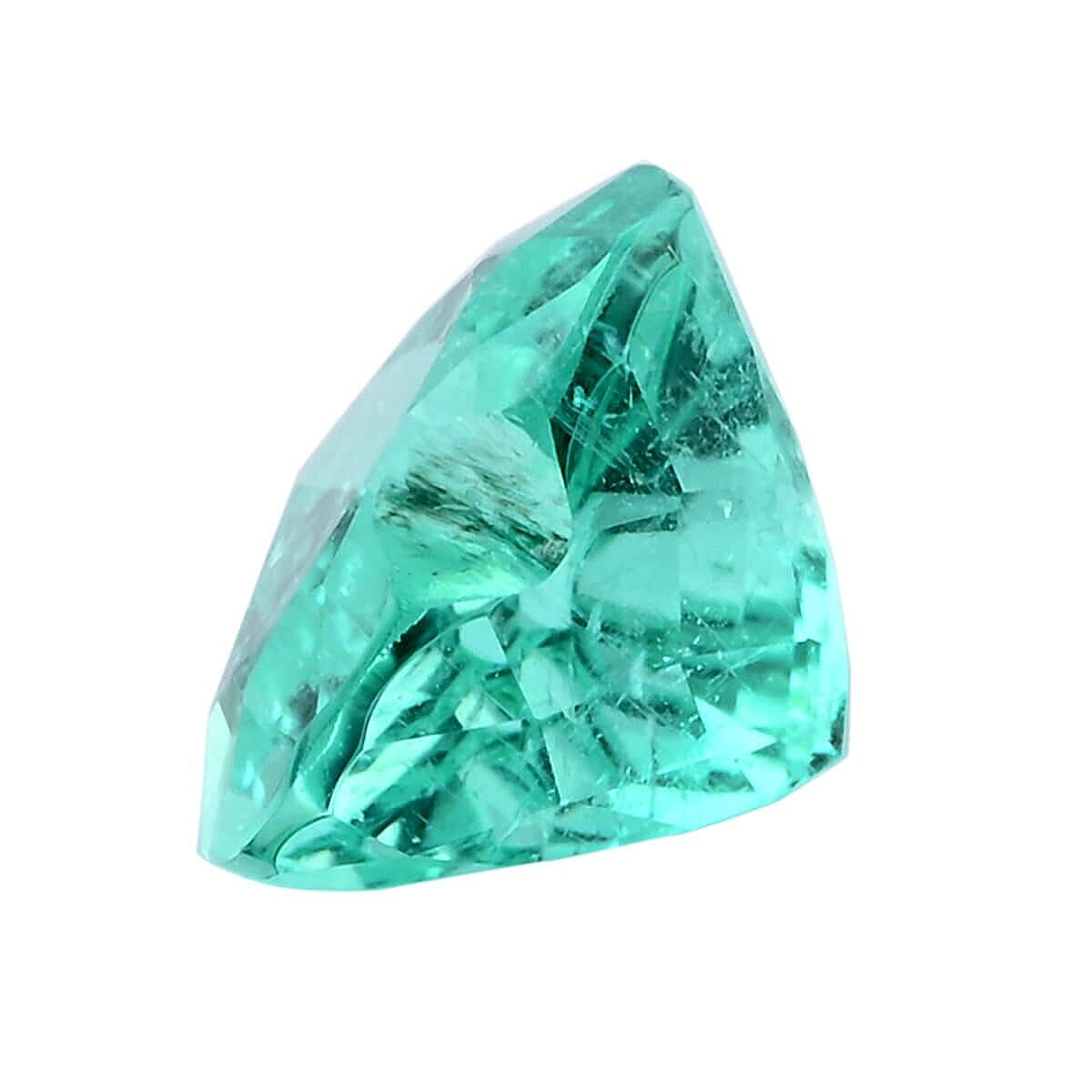 Certified and Appraised AAAA Paraiba Tourmaline Loose Gemstone (Hrt Shape) 2.30 ct.