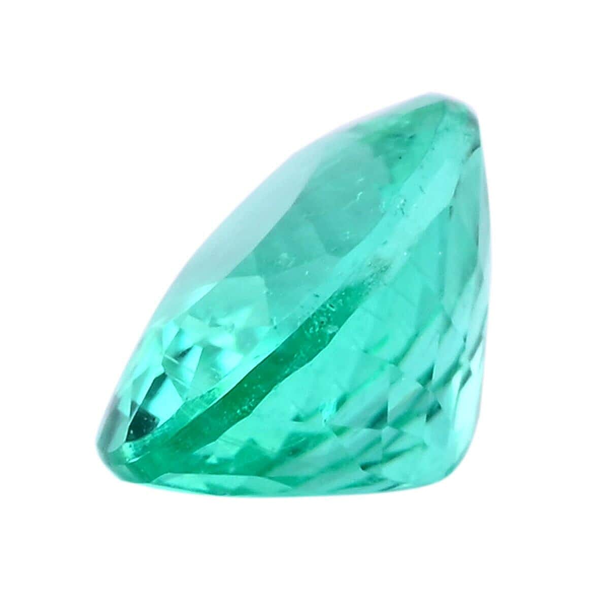 Certified and Appraised AAAA Paraiba Tourmaline Loose Gemstone (Ovl Shape) 2.07 ct.