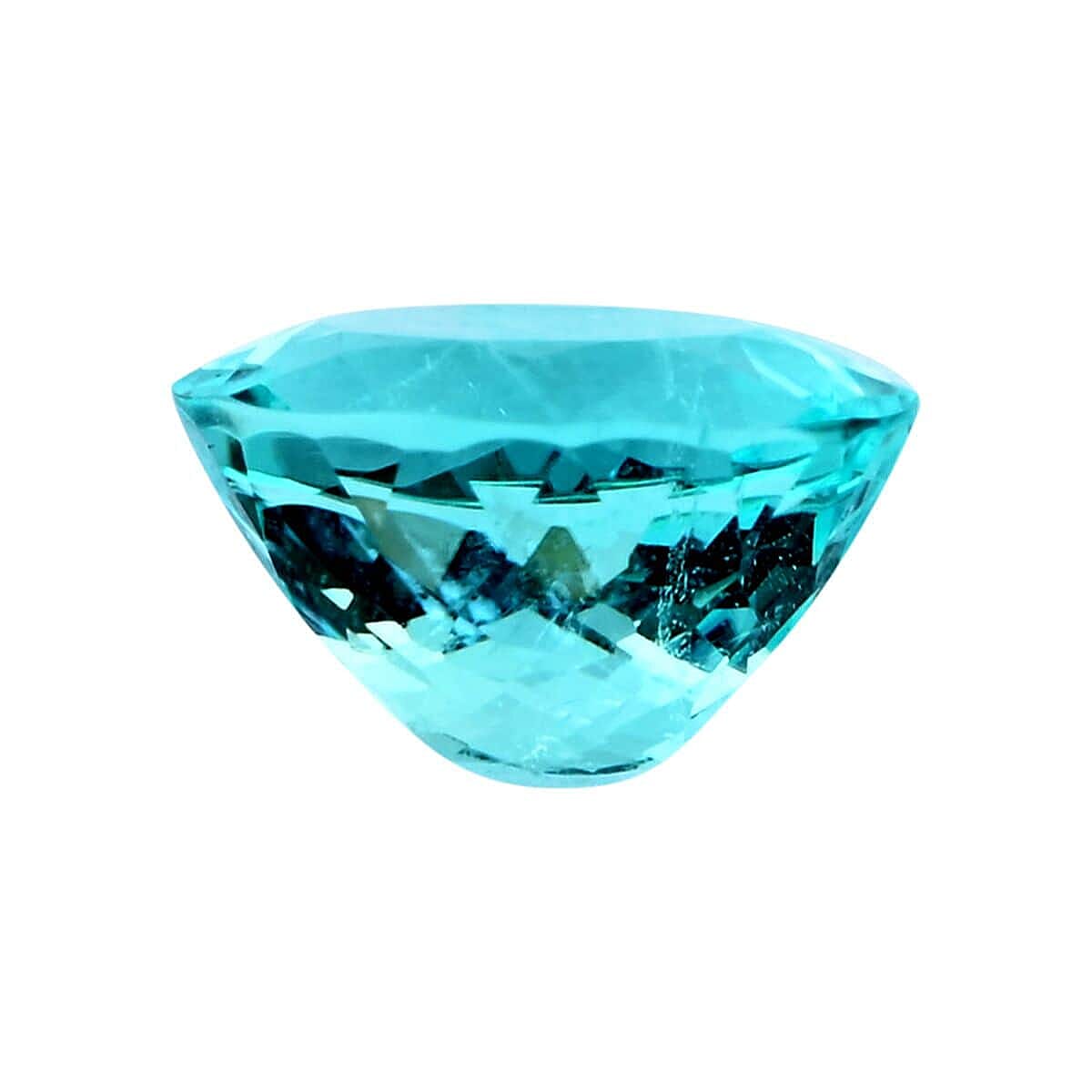 Certified and Appraised AAAA Paraiba Tourmaline Loose Gemstone (Ovl Shape) 2.16 ct.
