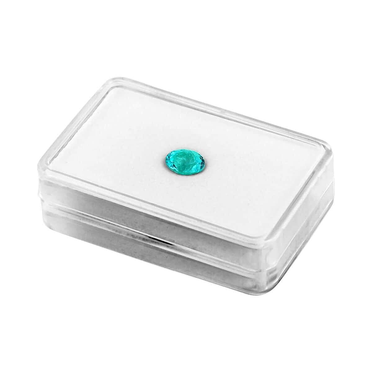 Certified and Appraised AAAA Paraiba Tourmaline Loose Gemstone (Ovl Shape) 2.16 ct.