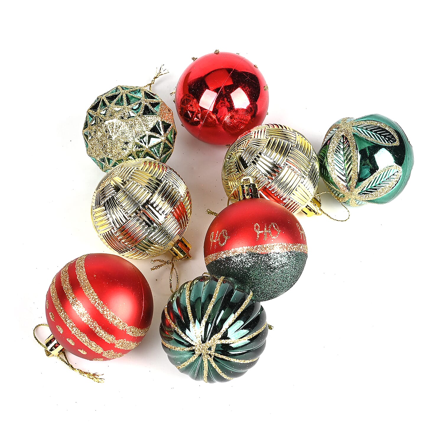 Set Of 70 Christmas Decorations