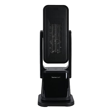 HomeSmart Oscillation Ceramic Tower Heater with Remote Control - Black