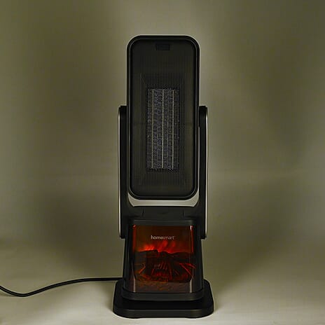 HomeSmart Oscillation Ceramic Tower Heater with Remote Control - Black