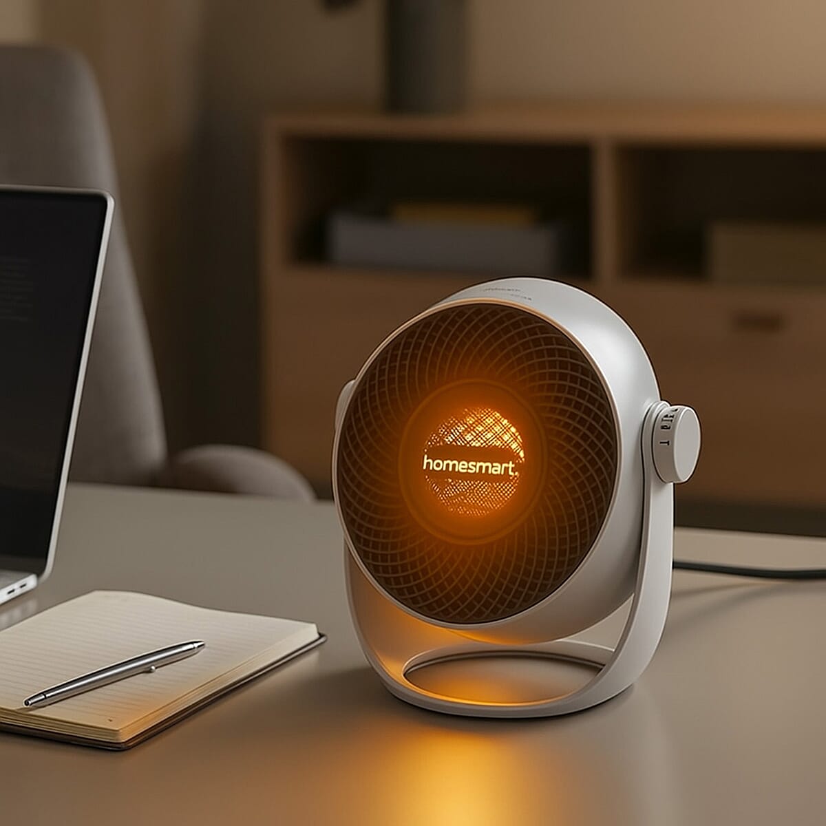 Winter Must Have - Homesmart  Multipurpose Heat Adjustable Heater With Safety ( 600W - 1200W) - White