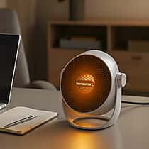 Compact and Portable Ceramic Heater - 1200W