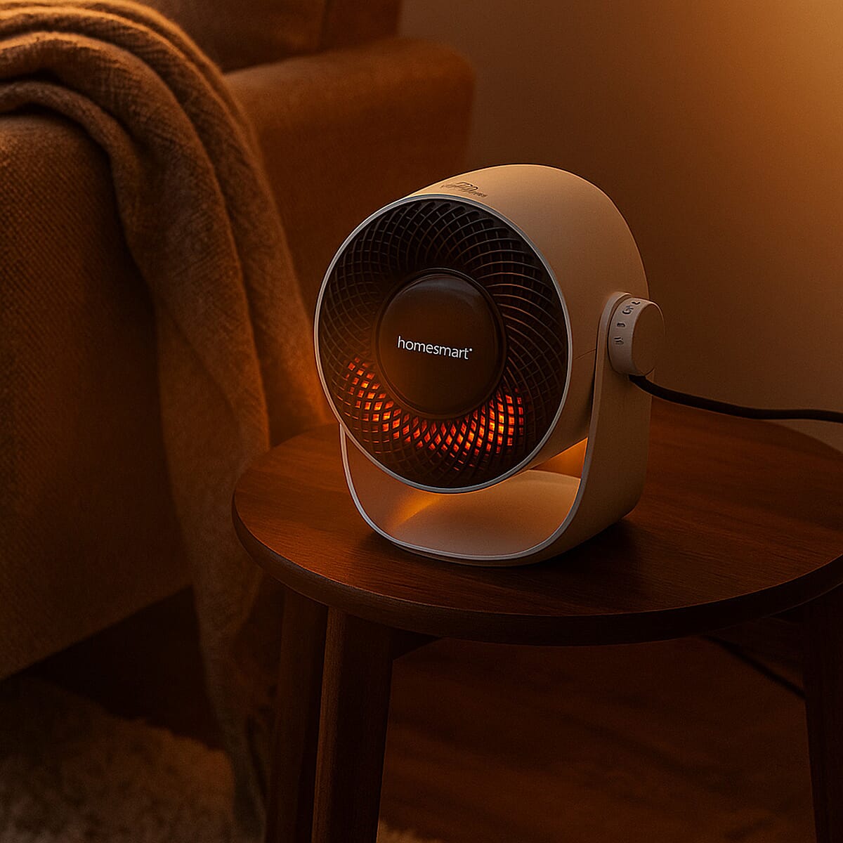 Winter Must Have - Homesmart  Multipurpose Heat Adjustable Heater With Safety ( 600W - 1200W) - White