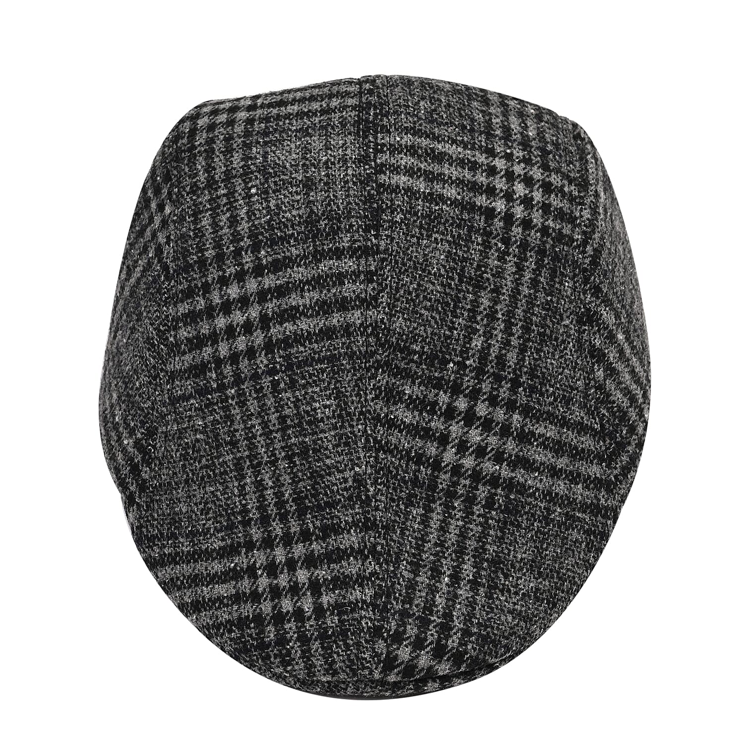 Patterned Vintage Flat Cap - Grey