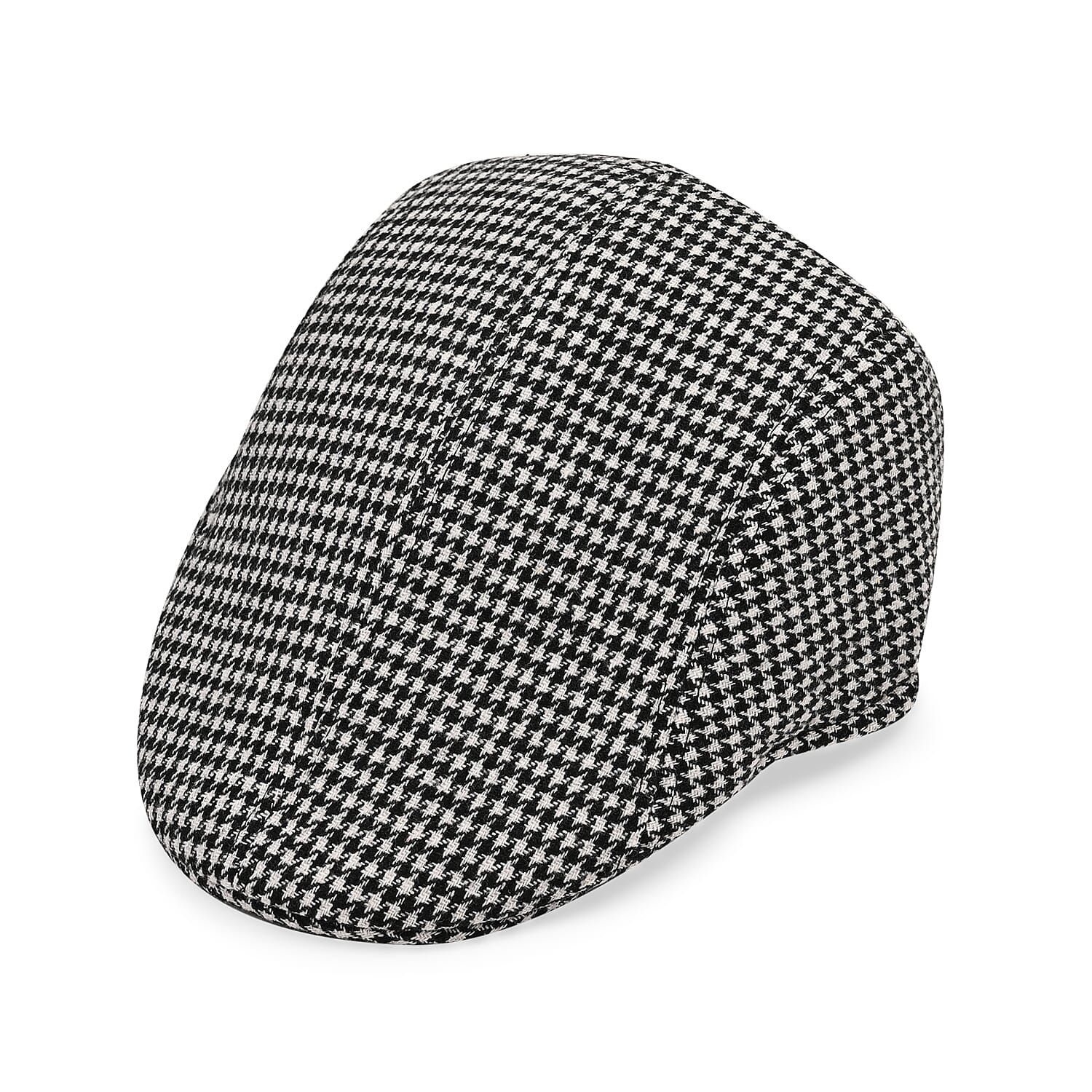 Patterned Vintage Flat Cap - Check