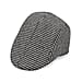 Patterned Vintage Flat Cap - Grey