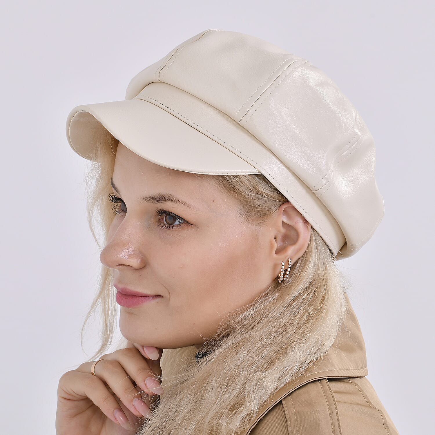 Baker Boy Cap - Cream