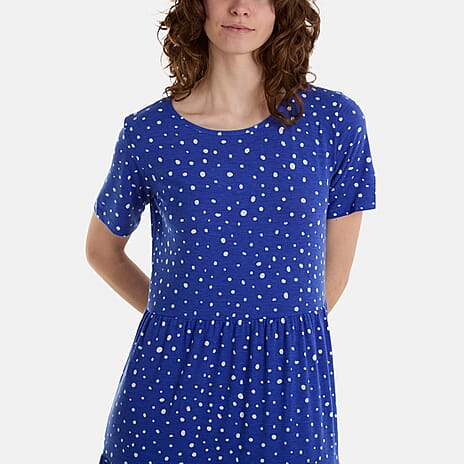 Paramour Polyester Woven Dress (Size 1x1 cm) - Blue