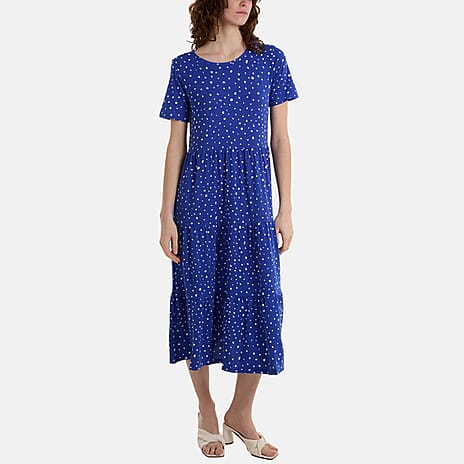 Paramour Polyester Woven Dress (Size 1x1 cm) - Blue