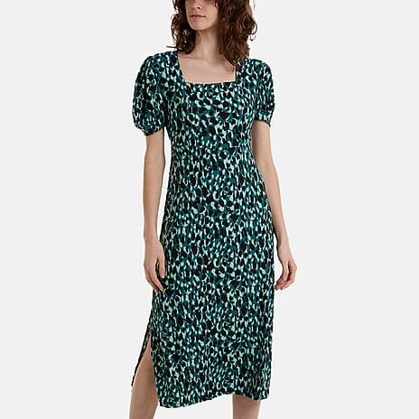 Paramour Polyester Woven Dress (Size 1x1 cm) - Green
