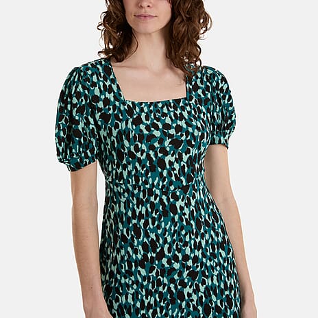 Paramour Polyester Woven Dress (Size 1x1 cm) - Green