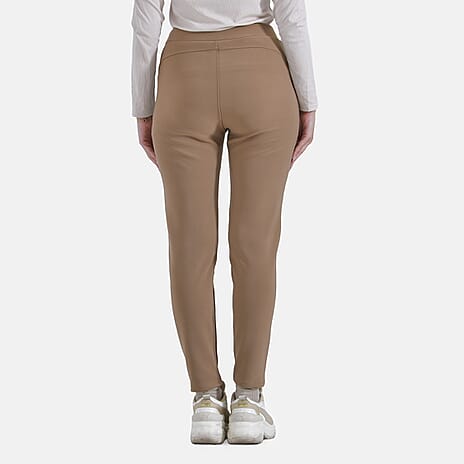 La Marey Ponte Trousers (Size L) - Tobacco Brown