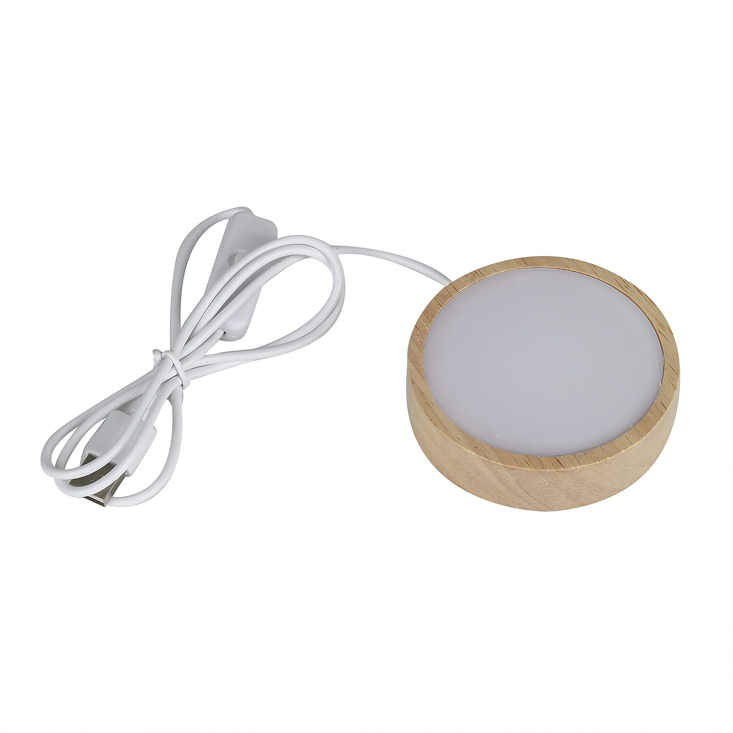 3D Paper Tree Lamp with Birth of Jesus - White