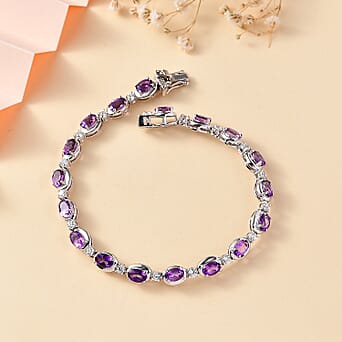 https://tjcuk.sirv.com/Products/78/2/7828885/Moroccan-Amethyst-White-Zircon-Linking-Bracelet-Size-8-in-rhodium-Ster_7828885_1.jpg?w=342&h=342