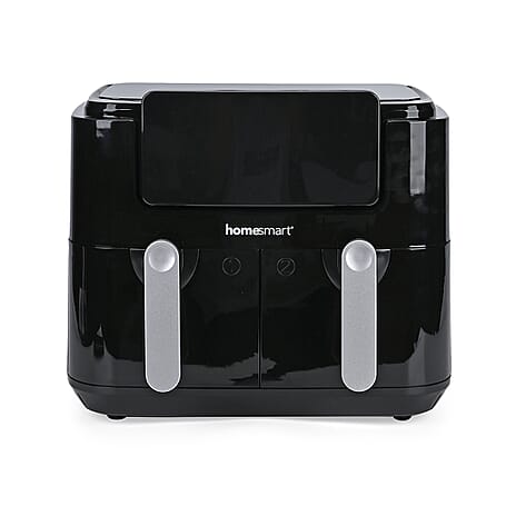 LOWEST EVER PRICE -Homesmart Dual Basket Digital Air Fryer - Roast, Crisp, Bake - 50c-200c. Non Stick Baskets.