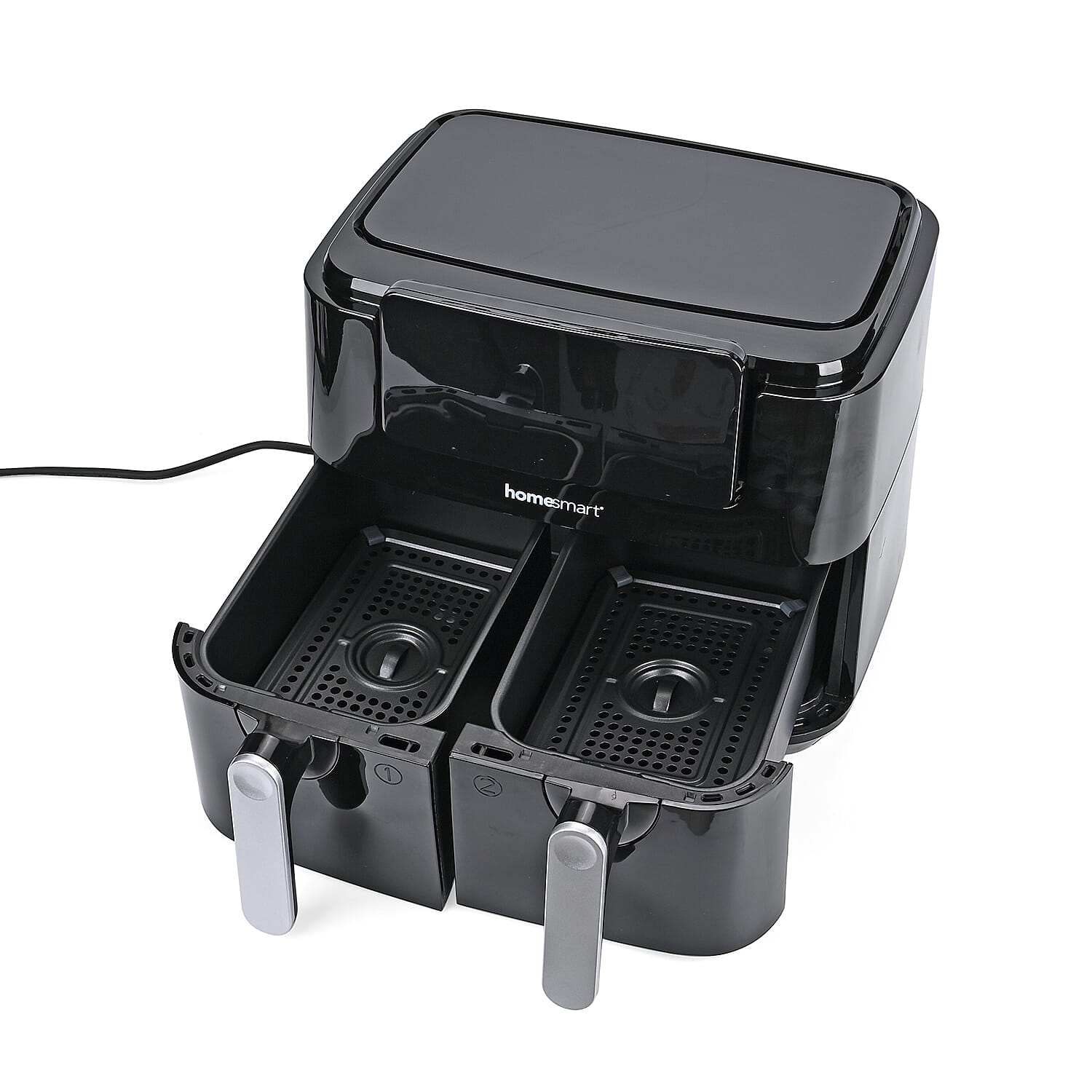 Mega Kitchen Deal - Homesmart Dual Basket Digital Air Fryer - Roast, Crisp, Bake - 50c-200c. Non Stick Baskets. Mega Kitchen Deal - Homesmart Dual Basket Digital Air Fryer - Roast, Crisp, Bake - 50c-200c. Non Stick Baskets.