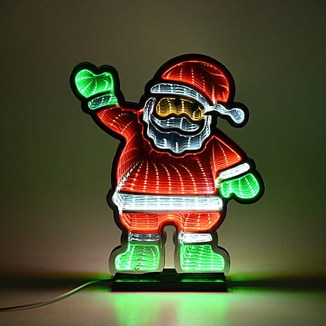 Infinity Mirror Light- Santa