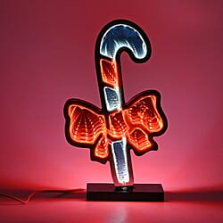 Infinity Mirror Light- Candy Cane - Festive Decor