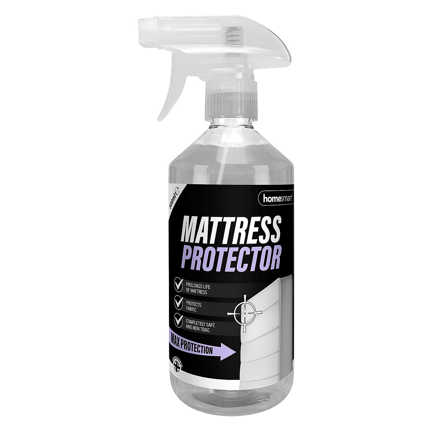 Homesmart Set of 2 Mattress Stain and Odour Remover and Mattress Protector Spray - 500ml each