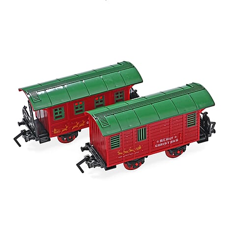 Xmas Tree Kids Trains with Light - Sound (Size 75x75x1 cm) - Multi