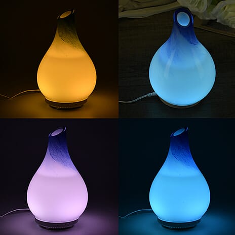 Ultrasonic Aroma Diffuser with 10 Fragrance Oils (Power 5W) - 120ml - LED Colors